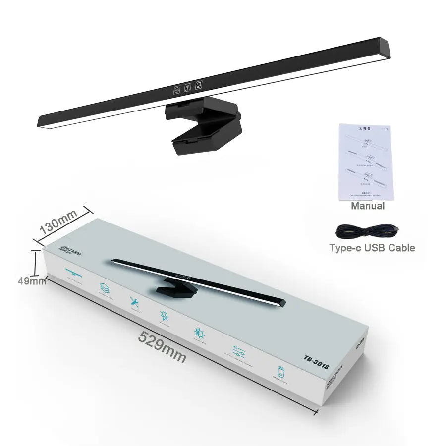 LED Monitor Light Bar – Adjustable Desk Lighting
